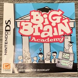 Big Brain Academy Nintendo DS 2006 Complete CIB with Manual and Case